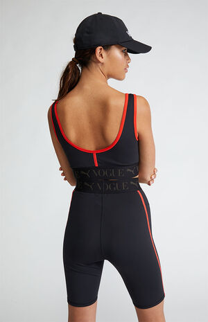 x Vogue Black Bike Shorts image number 4