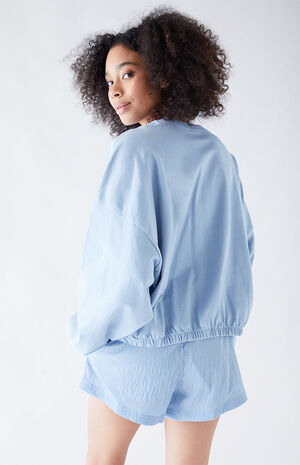 Light Blue Disrupted Shorts image number 3