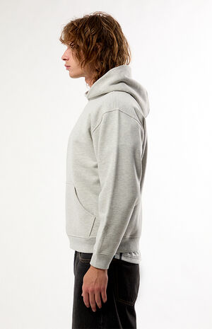Heather Grey Snow Wash Hoodie image number 3