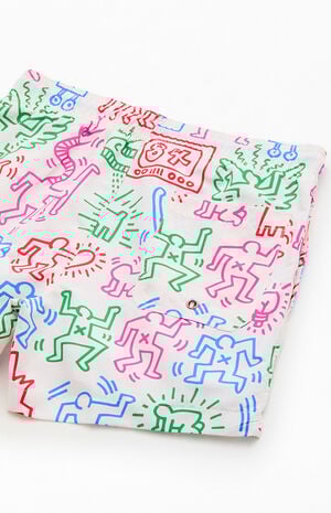 Keith Haring AOP 4" Swim Trunks image number 4