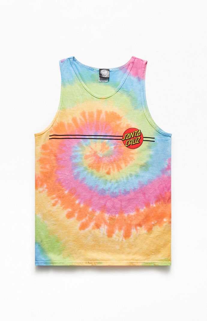 Tie-Dyed Classic Dot Tank Top