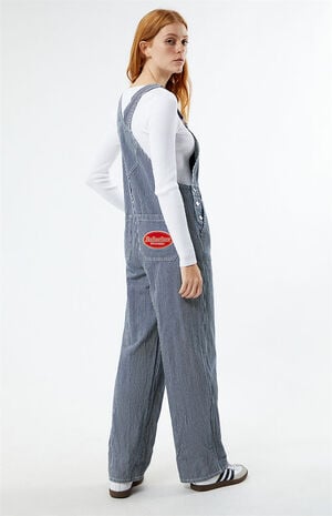 By PacSun Striped Workwear Overalls image number 4