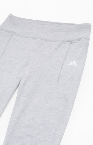 Kids Pink Melange Flare Leg Pants image number 2