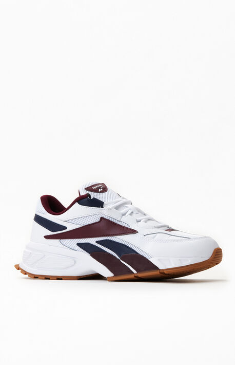 White &amp; Burgundy EVZN Shoes