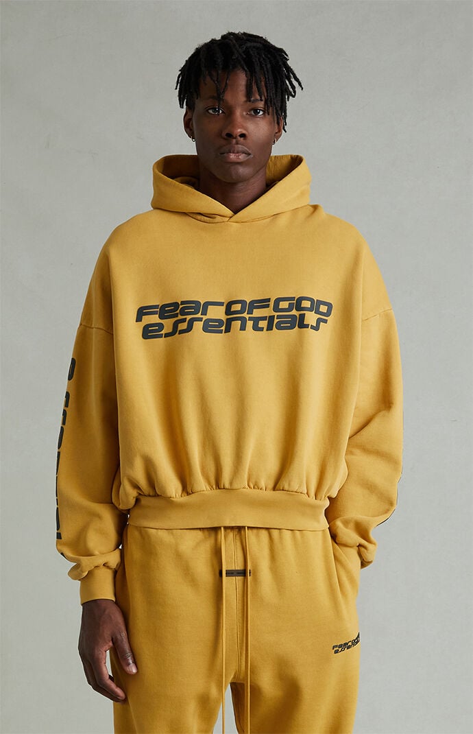 Fear of God ESSENTIALS Canyon Cropped Relaxed Hoodie