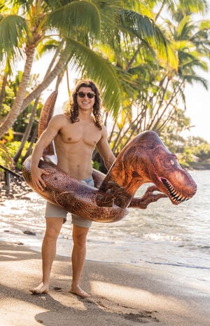 Inflatable 42" T-Rex Pool Tube image number 1