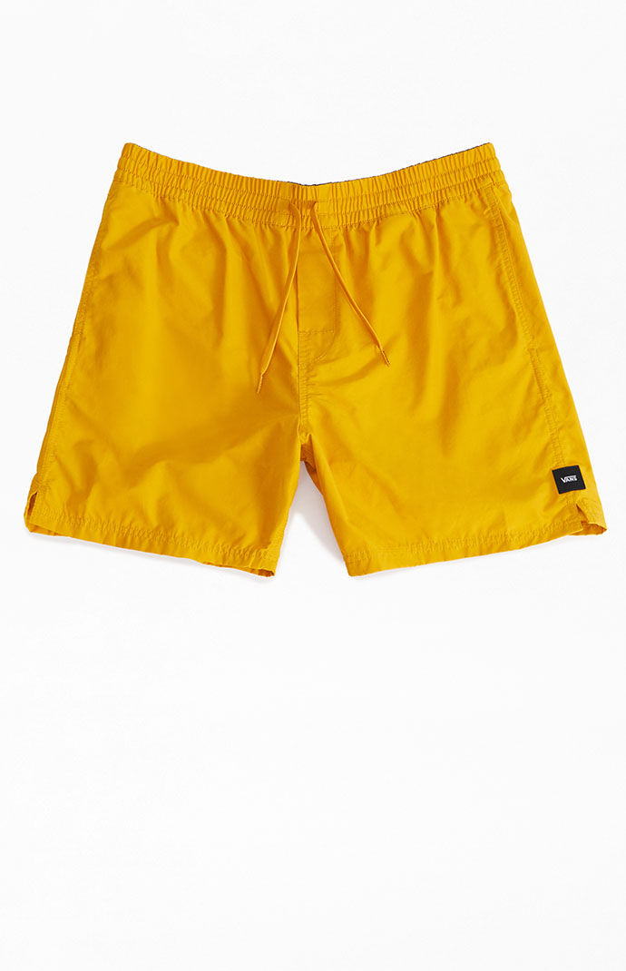 Vans shorts gold best sale