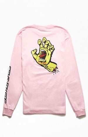 Screaming Hand Long Sleeve T-Shirt image number 1