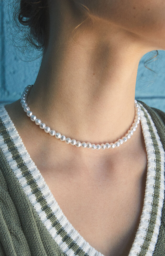 John Galt Single Pearl Necklace | PacSun