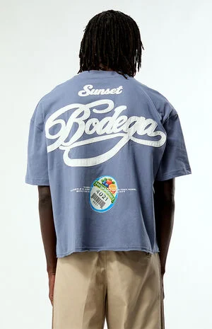 Bodega Applique Cropped Boxy T-Shirt image number 2