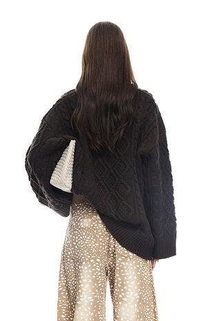 Gigi Cable Knit Sweater image number 3