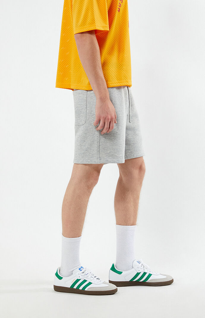 Grey fleece discount shorts mens