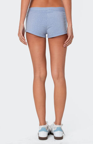 Lorelei Printed Pointelle Shorts image number 5