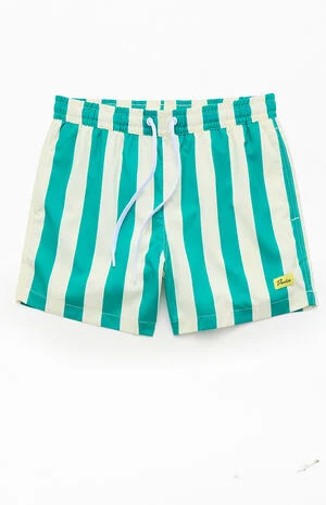 Striped Travel 4.5" Swim Trunks image number 1