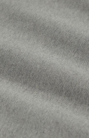 Kids Dark Heather Oatmeal Fleece Crew Neck Sweatshirt image number 7