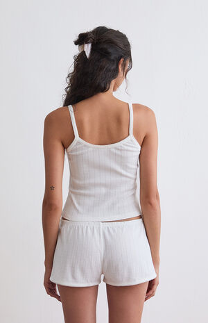 Pointelle Pajama Tank Top image number 4