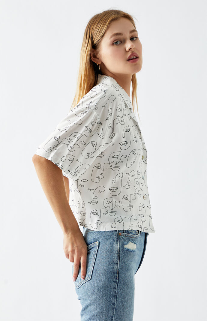 Oversized Boyfriend Button Shirt