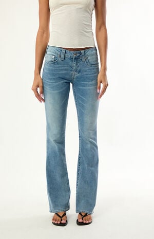 Light Indigo Becca Mid Rise Bootcut Jeans image number 2