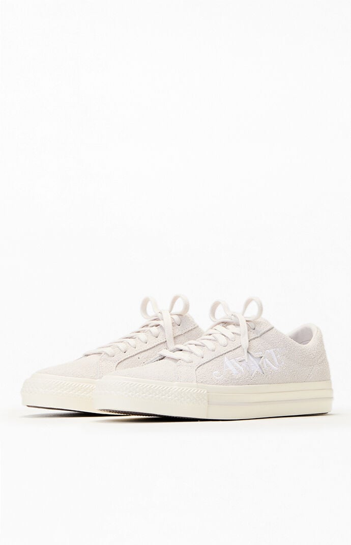 Awake NY x White Sand Converse One Star Pro OX Shoes
