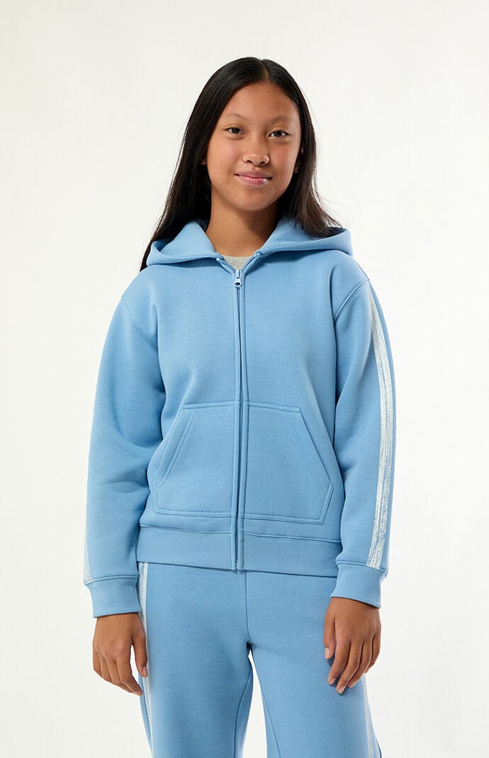 Pacsun Kids Side Stripe Full Zip Hoodie