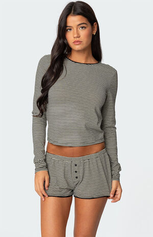 Suzy Striped Long Sleeve T-Shirt image number 1