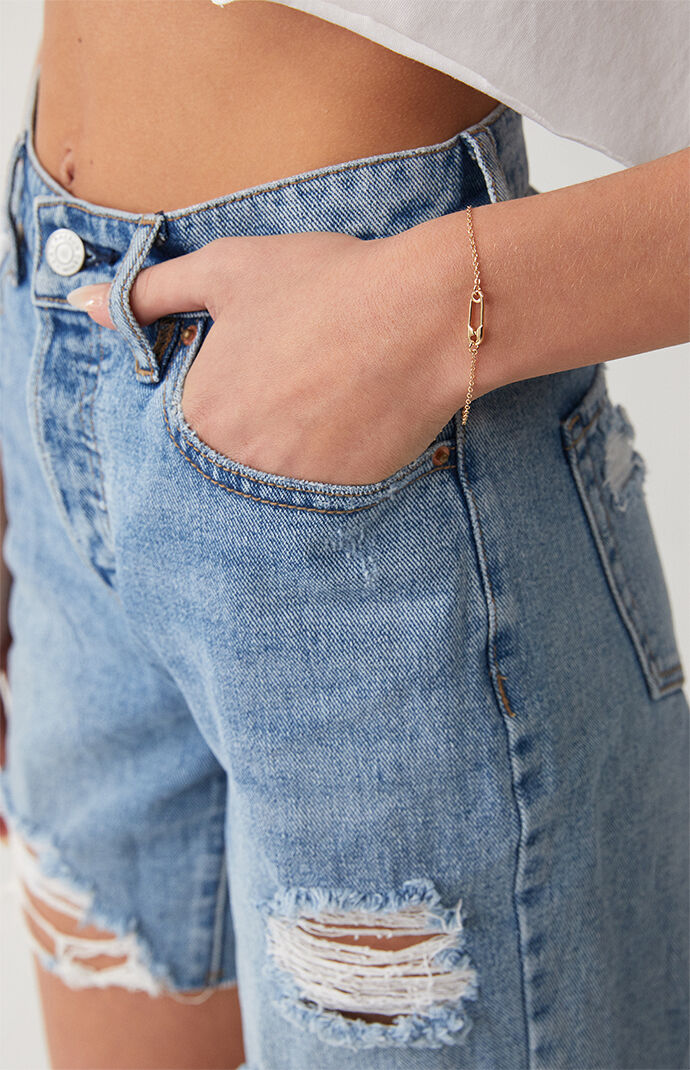 Simple Safety Pin Bracelet