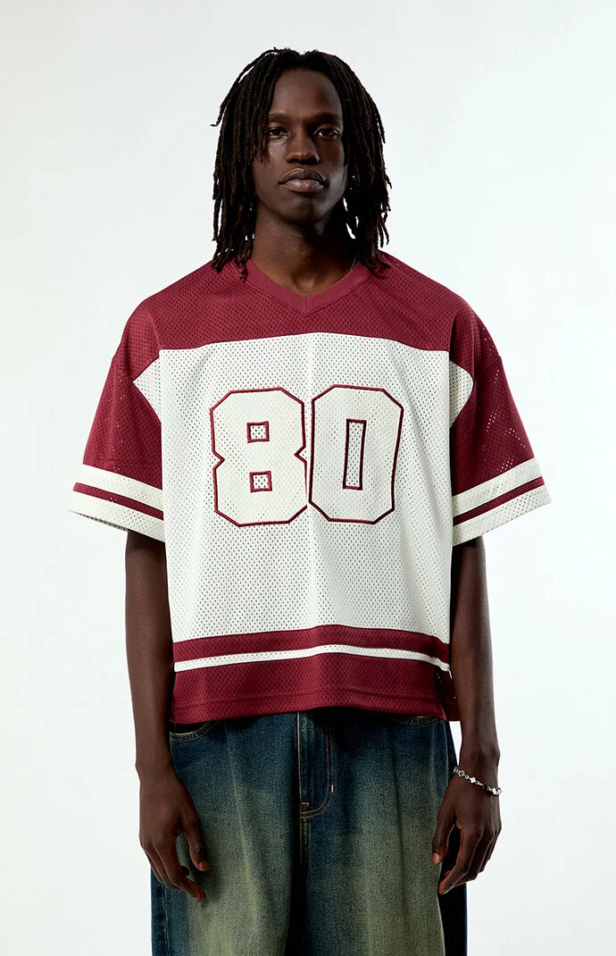 Pacsun 80 Cropped Football Jersey