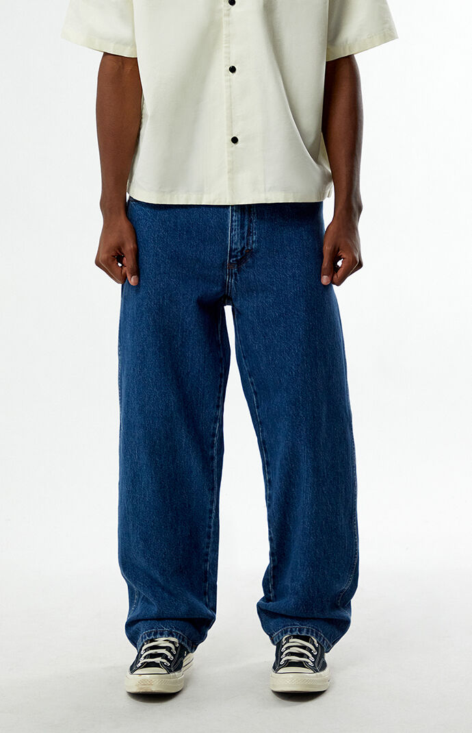 Image: Dark Blue Loose Jeans