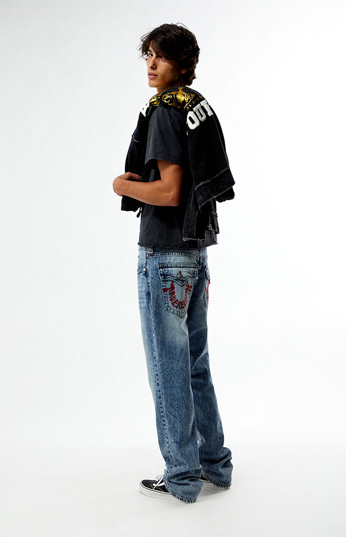 True Religion Ricky Warped Horseshoe Relaxed Straight Jeans | Pacsun