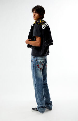 Ricky Warped Horseshoe Relaxed Straight Jeans image number 4