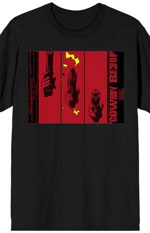 Cowboy Bebop Gun Black T-Shirt image number 2