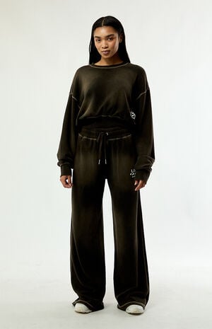 Cropped Crew Neck Sweatshirt image number 4