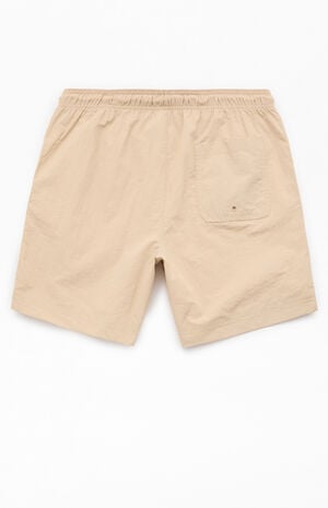 Tan Collegiate 6.5'' Swim Trunks image number 2