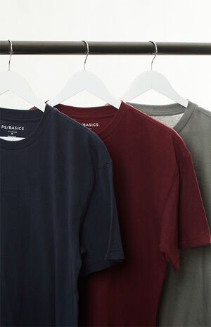 3 Pack Regular Fit T-Shirts image number 2