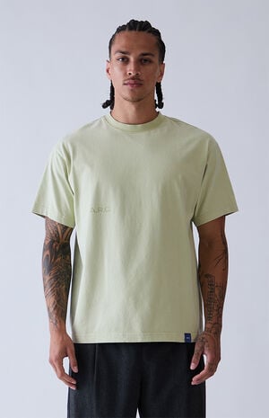 Green Vintage Wash Heavyweight T-Shirt image number 2