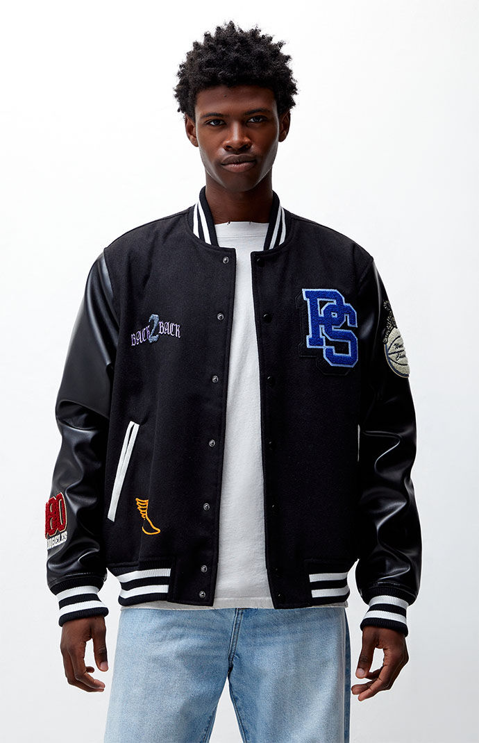 PacSun Varsity Patch Jacket PacSun