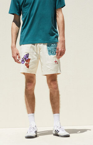 Less Fear Printed Volley Shorts image number 2