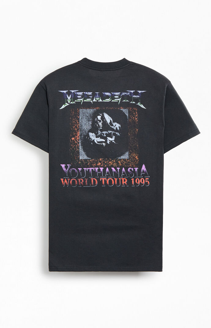 T　Megadeth Youthanasia 1995 Tシャツ L Vintage Megadeth Youthanasia 1995 Tour Shirt Made in USA