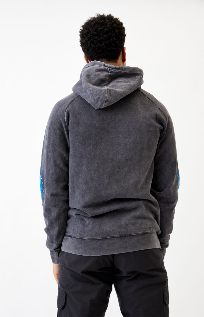 Washed Lightning Strikes Hoodie