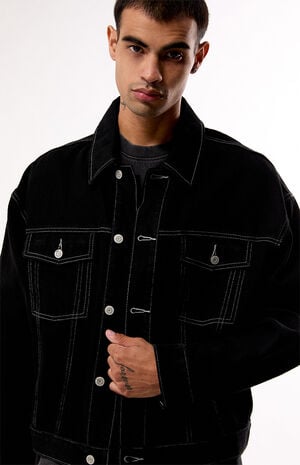 Black Downtown Jean Jacket image number 2