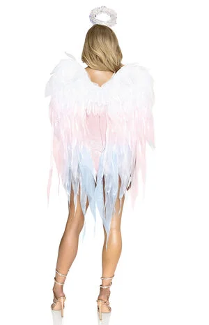 Angel Wings and Halo Headband Set image number 1
