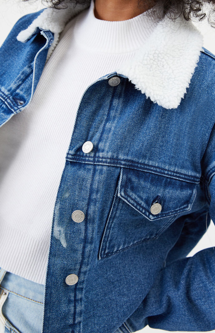 Oversized Sherpa Trucker Jacket