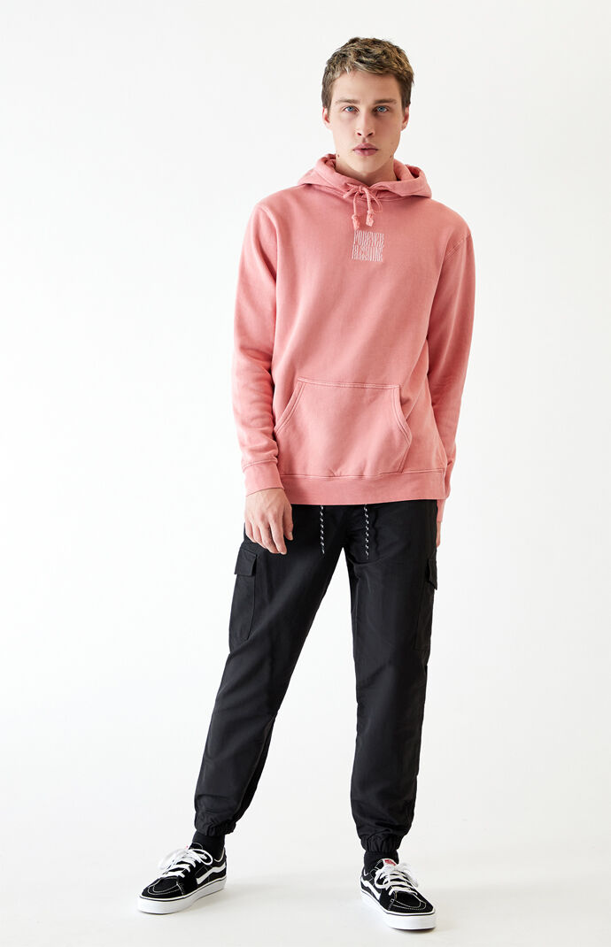 Vintage Wash Embroidered Hoodie