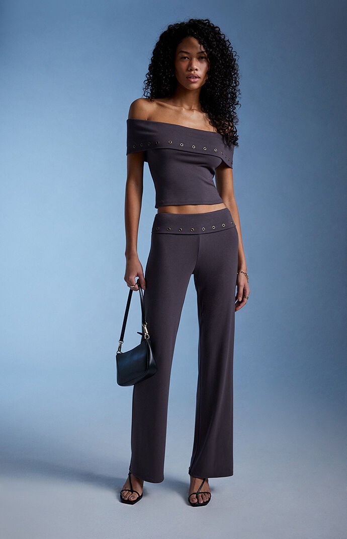 Third Charm Grommet Lounge Pants