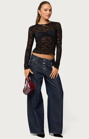 Rosette Bandeau Sheer Lac image number 5