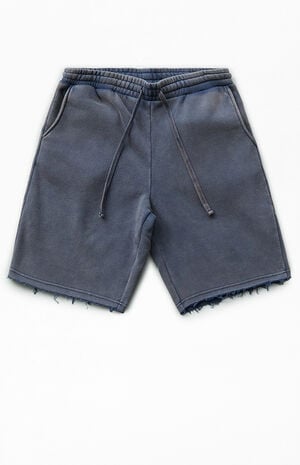 Grey Fleece Baggy Sweat Shorts