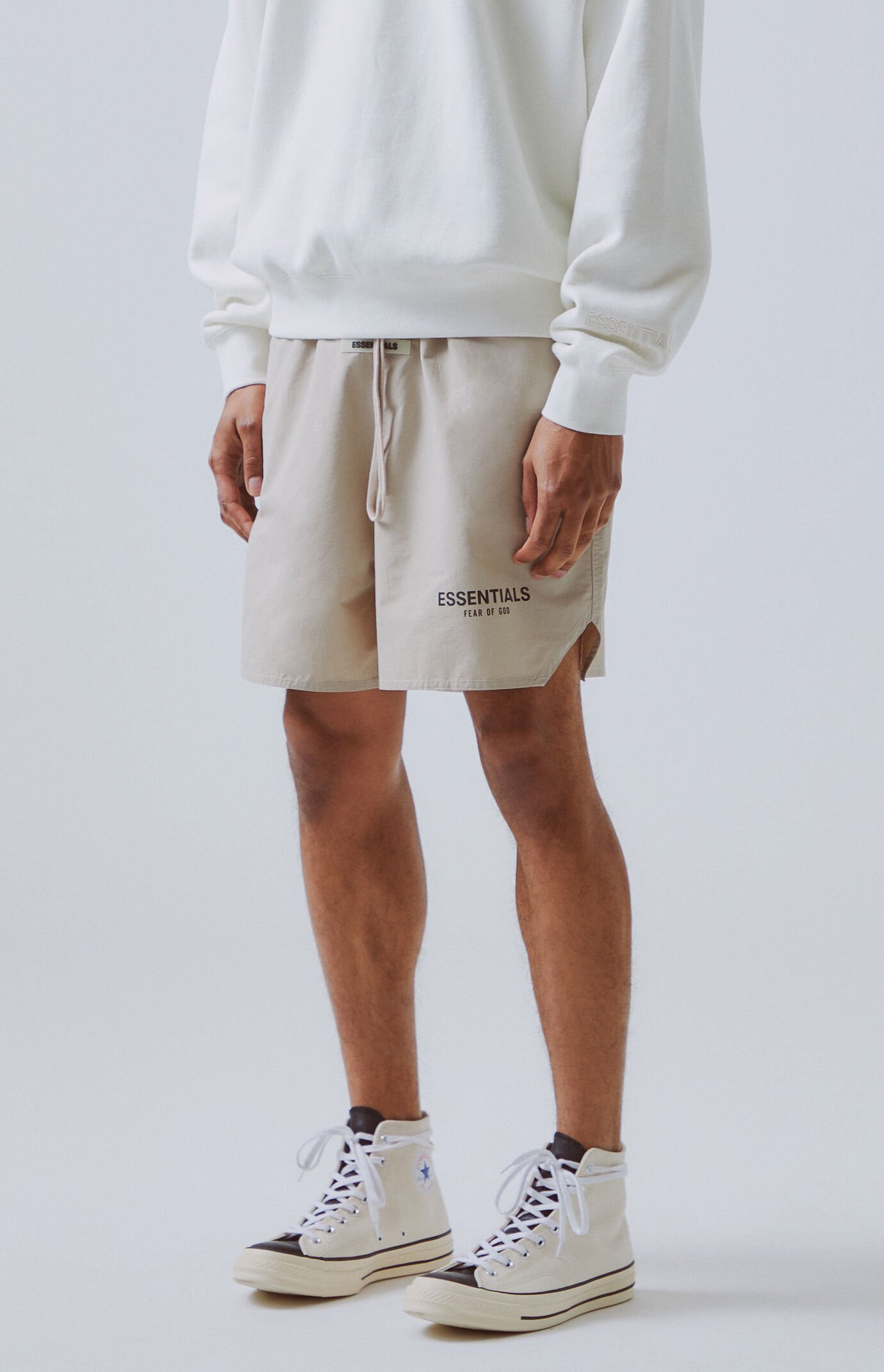Fear of god top essentials nylon active shorts