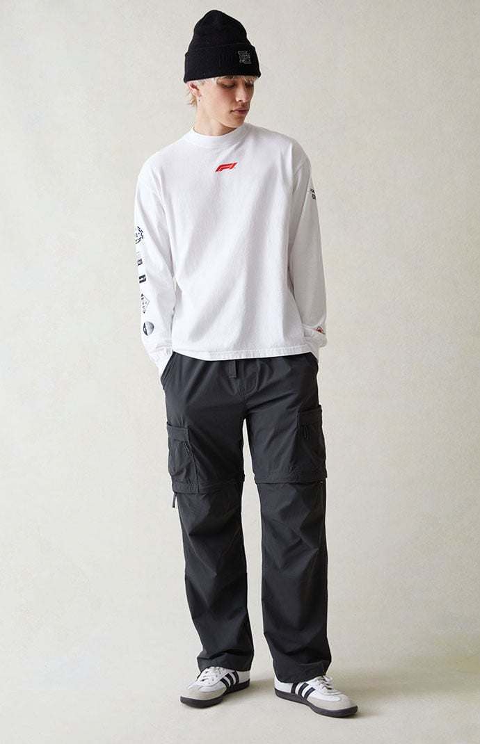 Pacsun Performance Black Baggy Zip Off Cargo Pants | Pacsun