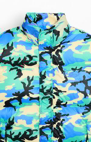 Camo Nylon Puffer Jacket image number 2