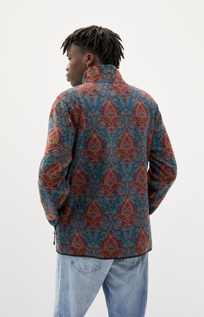 Printed Half Zip Fleece Pullover